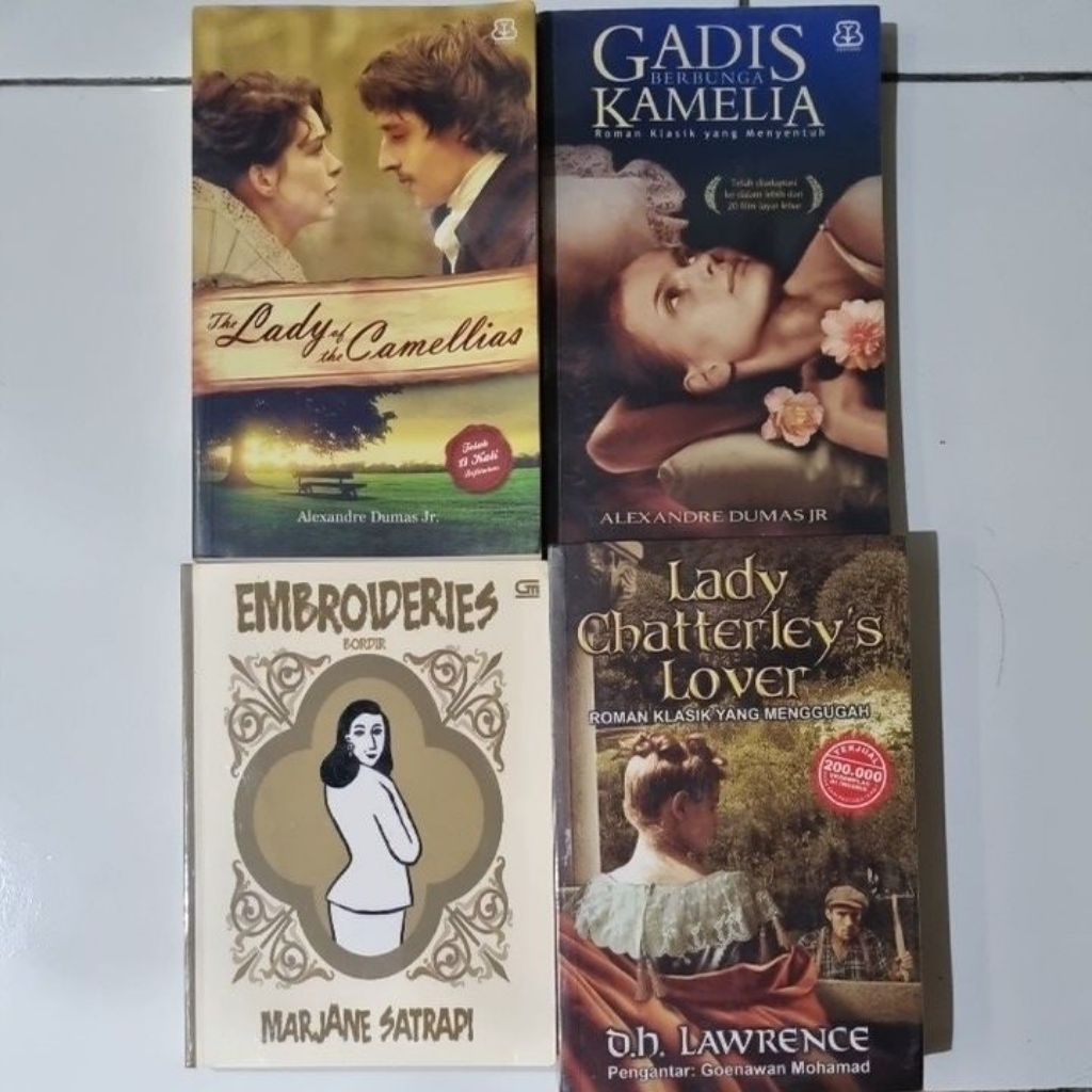 Aneka Novel Preloved Original Terjemahan | Gadis Berbunga Kamelia dan The Lady of Cammelias by  Alex