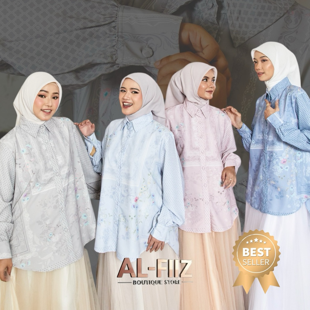 AL-FIZZ blouse atasan wanita premium/baju atasan wanita  terbaru/LD 110/baju kemeja wanita