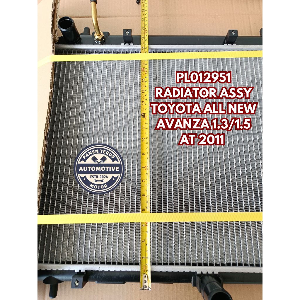 RADIATOR ALL NEW AVANZA XENIA VELOZ 1300CC / 1500CC MATIC TAHUN 2012–2015 PL012951