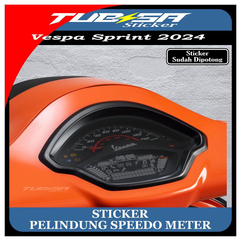 Stiker Pelindung Spido Vespa Sprint 150 S 2024 | Stiker antigores Vespa  Sprint 2024 | Stiker Pelind
