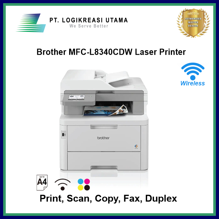 PRINTER BROTHER COLOR LASERJET MFC- L8340CDW