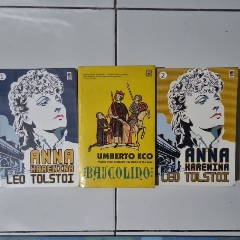 (BOOKED) Anna Karenina 1 dan 2 by Leo Tolstoy | Baudolino by Umberto Eco |