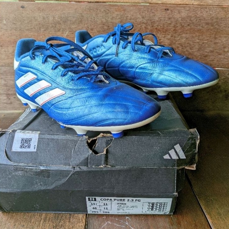 sepatu bola size 46 fit 45 adidas copa pure 2.3 fg