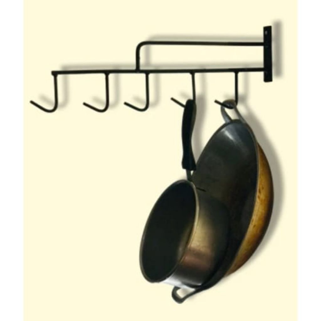 rak panci gantungan panci tempat panci gantung rak wajan rak serbaguna