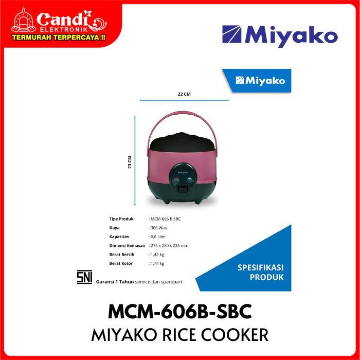 MAGIC COM MIYAKO MCM MCM-606B-SBC