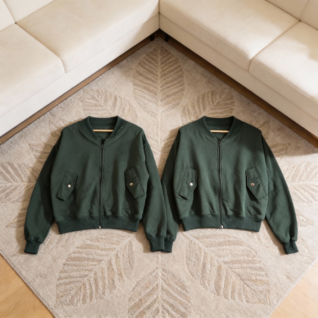 Bomber Isi 2 Jaket Couple Pasangan Hoodie Fleece Tebal Jaket Couple Oversized Jaket Couple Korea