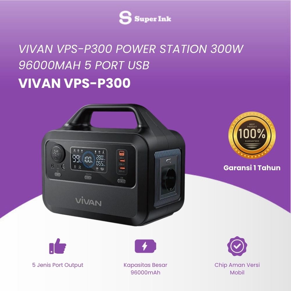 Power Station Portable 300W VIVAN VPS-P300