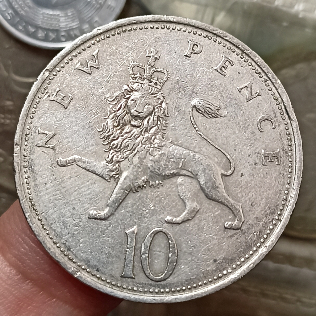 Koin Kuno Inggris UK 10 Pence - Elizabeth II