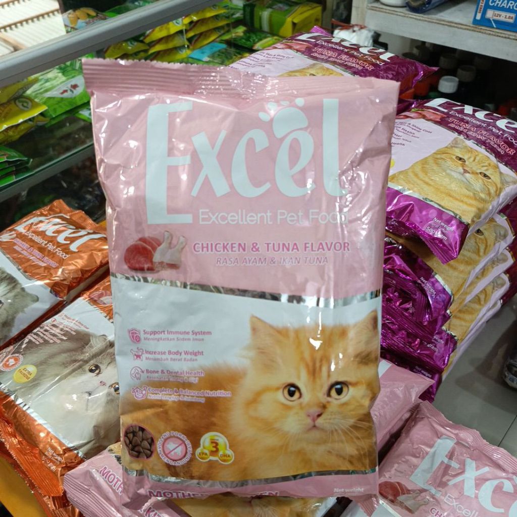 Excel pelet kucing/pakan kucing Excel