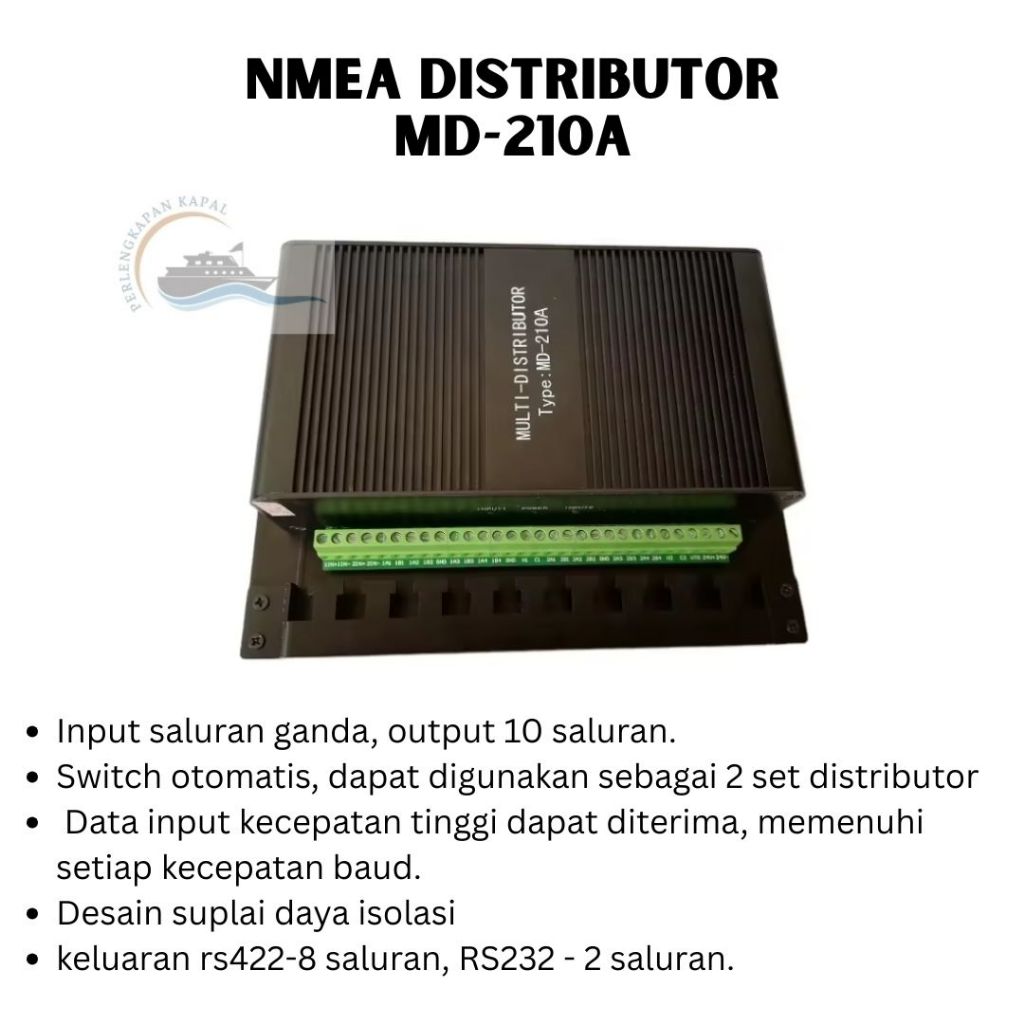 NMEA Distributor MD-210A/ NMEA buffer 10 saluran MD210A