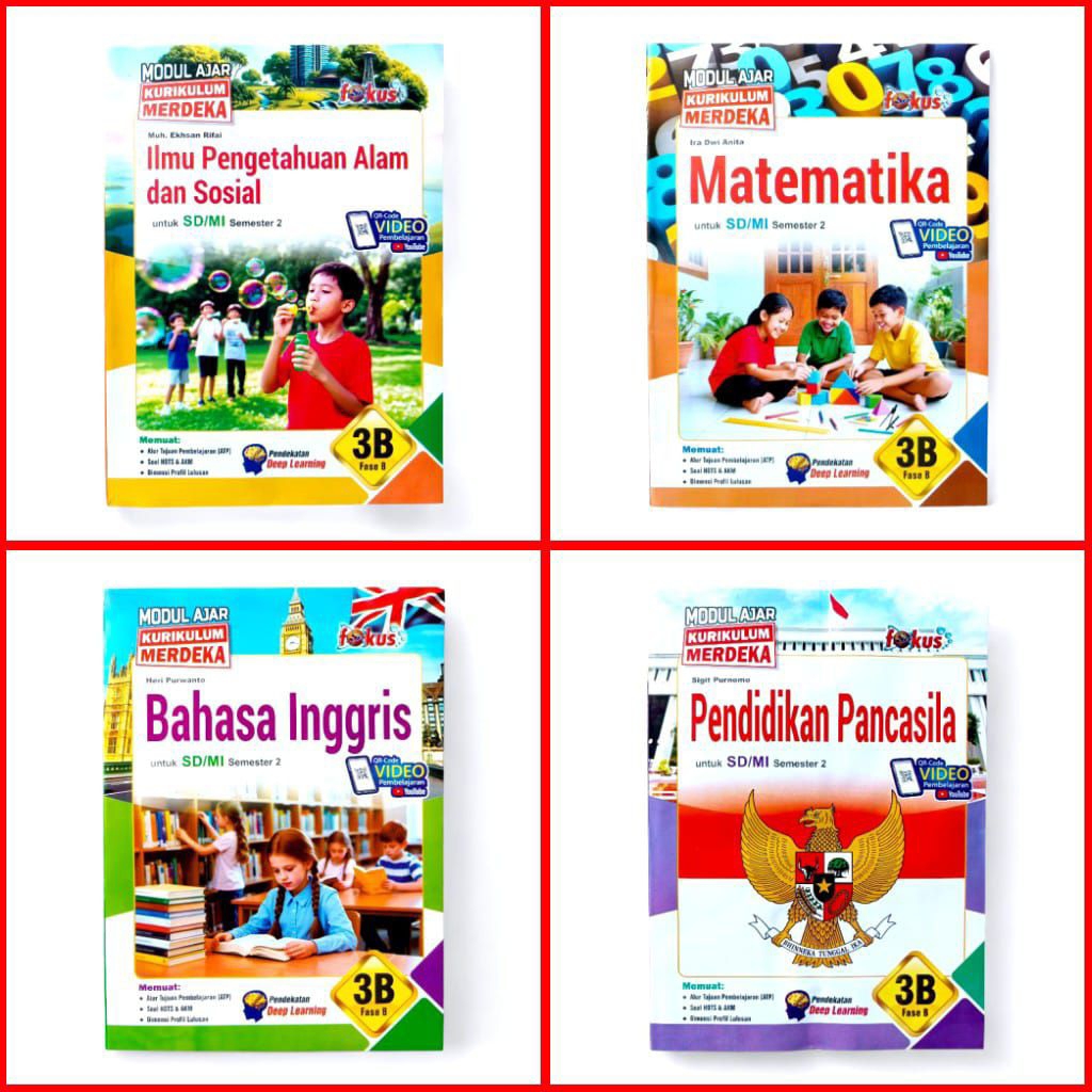 LKS Fokus Kelas 3 SD/MI Semester 2 Kurikulum Merdeka 2026