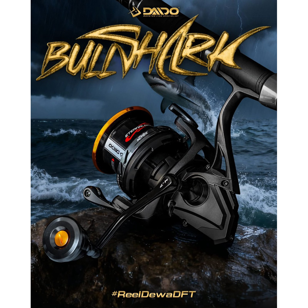 Reel Daido Bull Shark 8000 10000 SW Surf Fishing Reel
