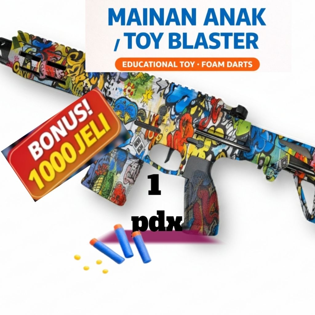 Mainan Anak Toy Blaster pdx – Educational Toy Gel bulat