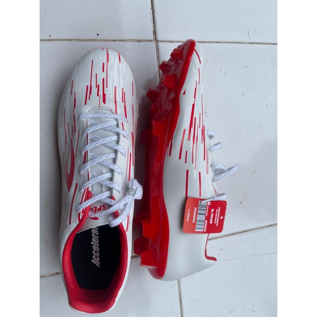 Sepatu Bola LS Rebon Specs size 45 (New)