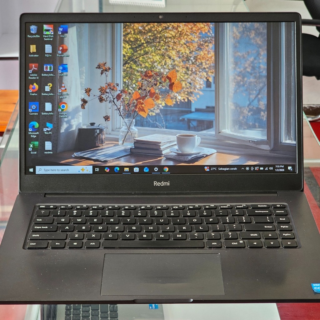 Xiaomi Redmibook intel Core i3 Gen 11 Ram 8 GB SSD 256 GB Premium Slim Laptop