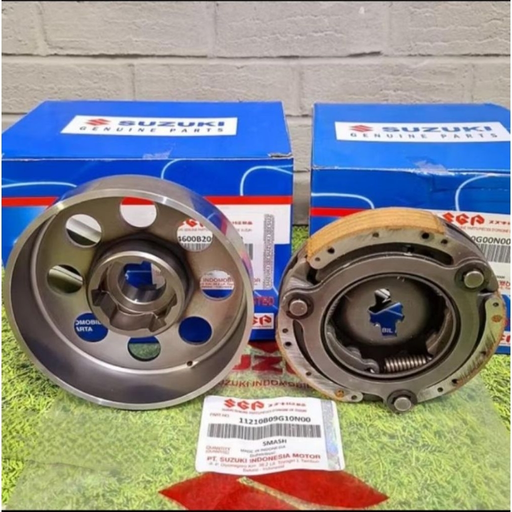 Mangkok Ganda+Kampas Ganda Suzuki Smash 110 Old/New Shogun 125 R SGP