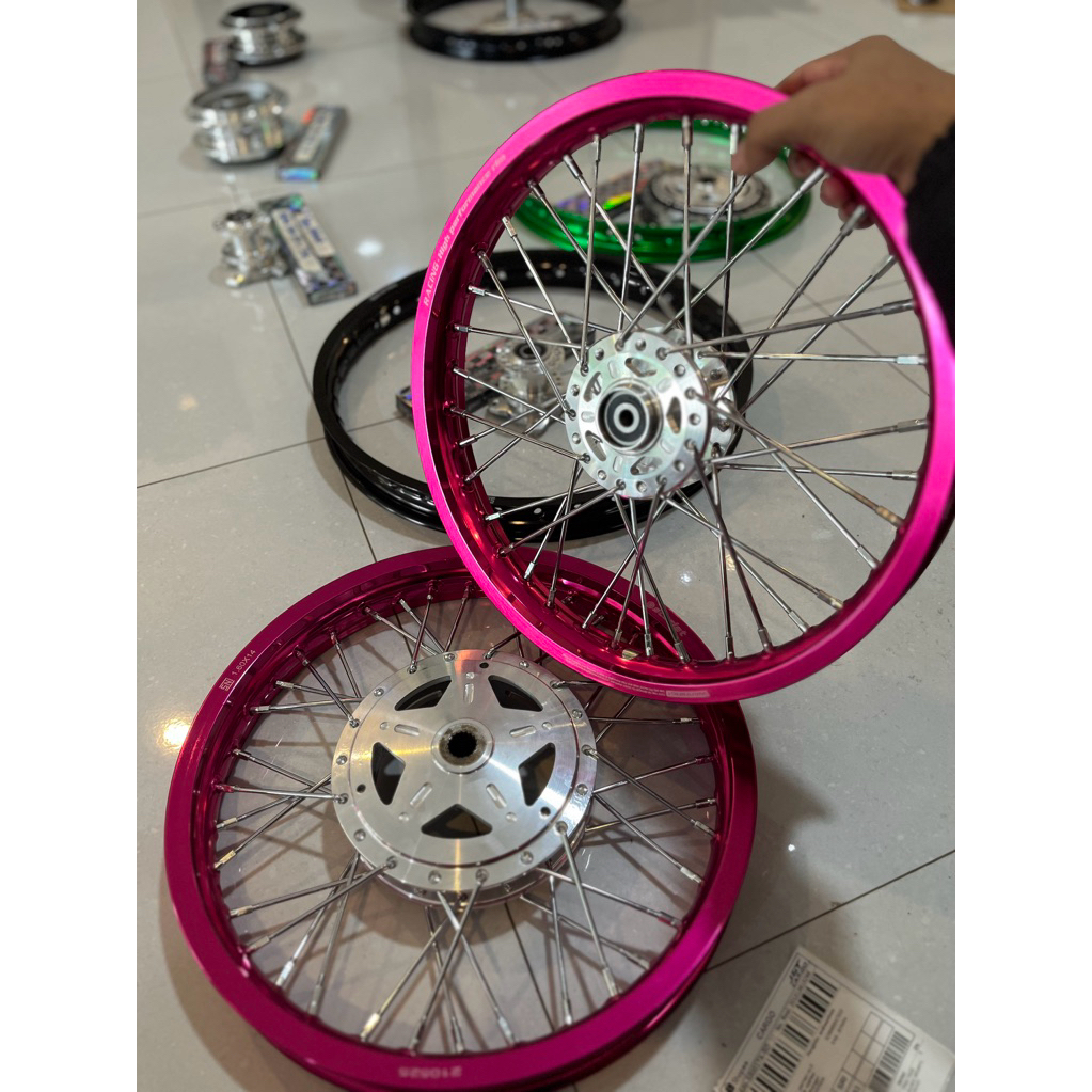 VELEG MIO R14 tromol slim bubut coak/ukuran140/160