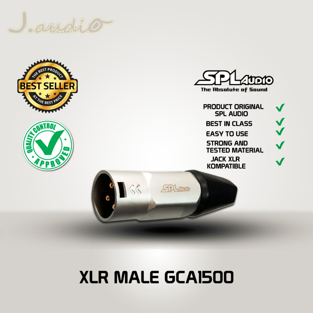SPL AUDIO - JACK XLR MALE GCA1500 SLV SPL AUDIO - JUAN