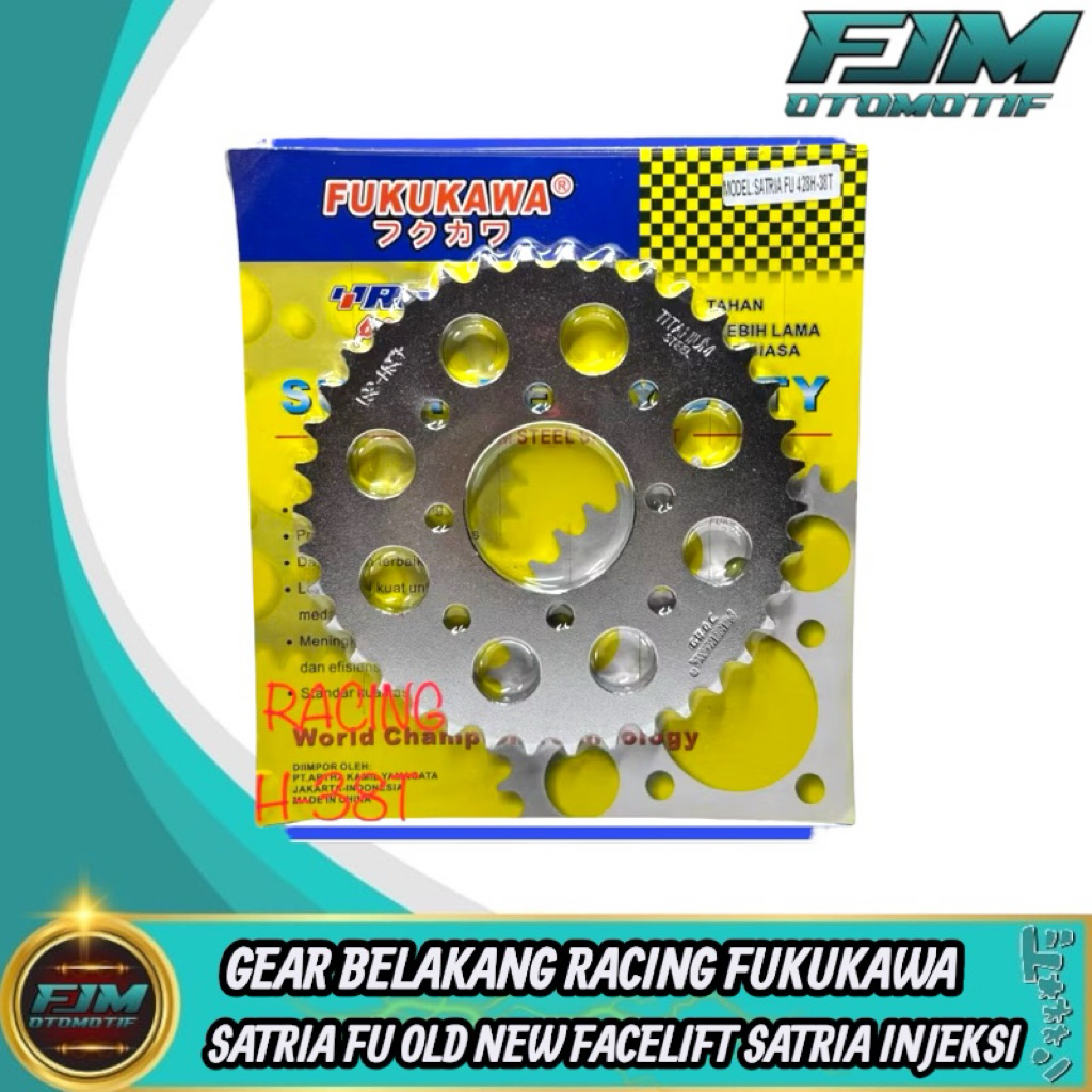 Gear Belakang Gir Racing Fukukawa Satria Fu 150 Model SSS Gir Belakang Racing Satria Fu. Satria Fu I