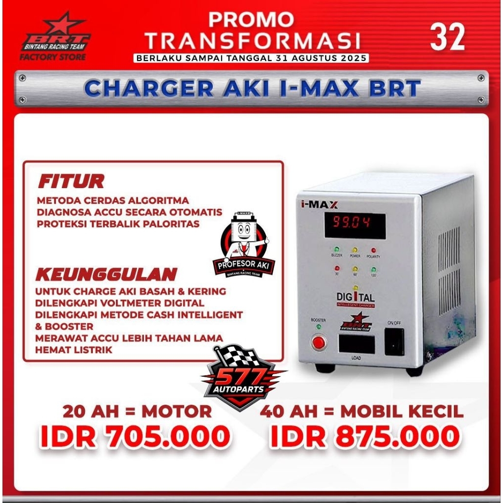 Charger Aki I-Max BRT
