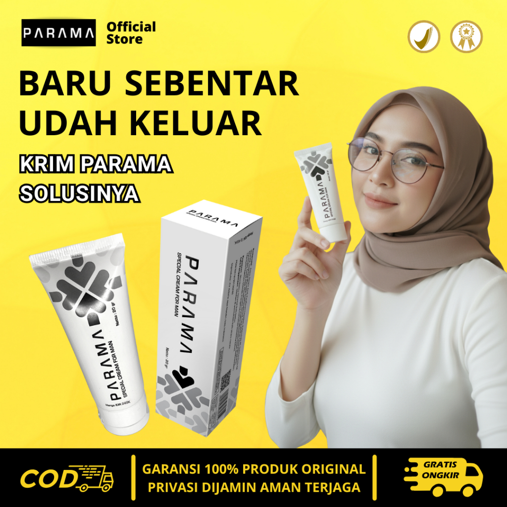 Krim Parama Obat Kuat Oles Pria Dewasa Bantu Tahan Lebih Lama