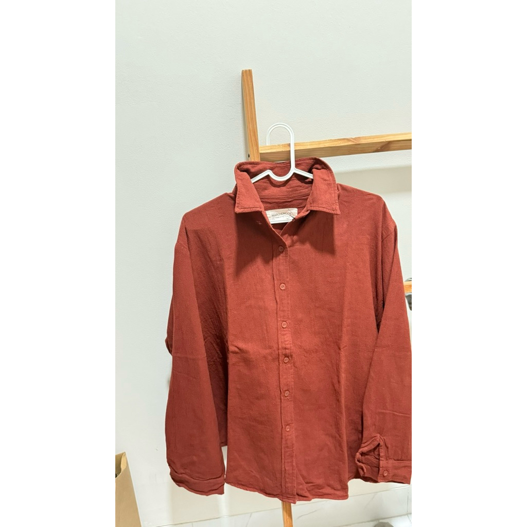 Kemeja Linen Oversize Marche Mode PL