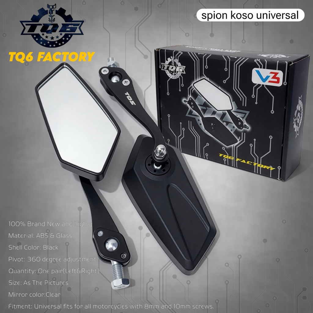 Spion koso TQ6 original by Vietnam Spion segilima Tangkai besi universal