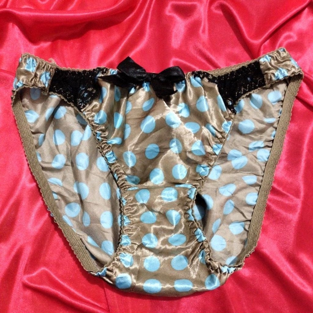 CD satin size M SHINY SILKY POLKA