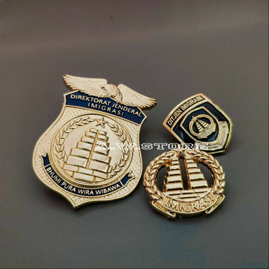 PIN ATRIBUT IMIGRASI TERBARU . KEWENANGAN IMIGRASI . PEJIM IMIGRASI . PIN DITJEN IMIGRASI PREMIUM