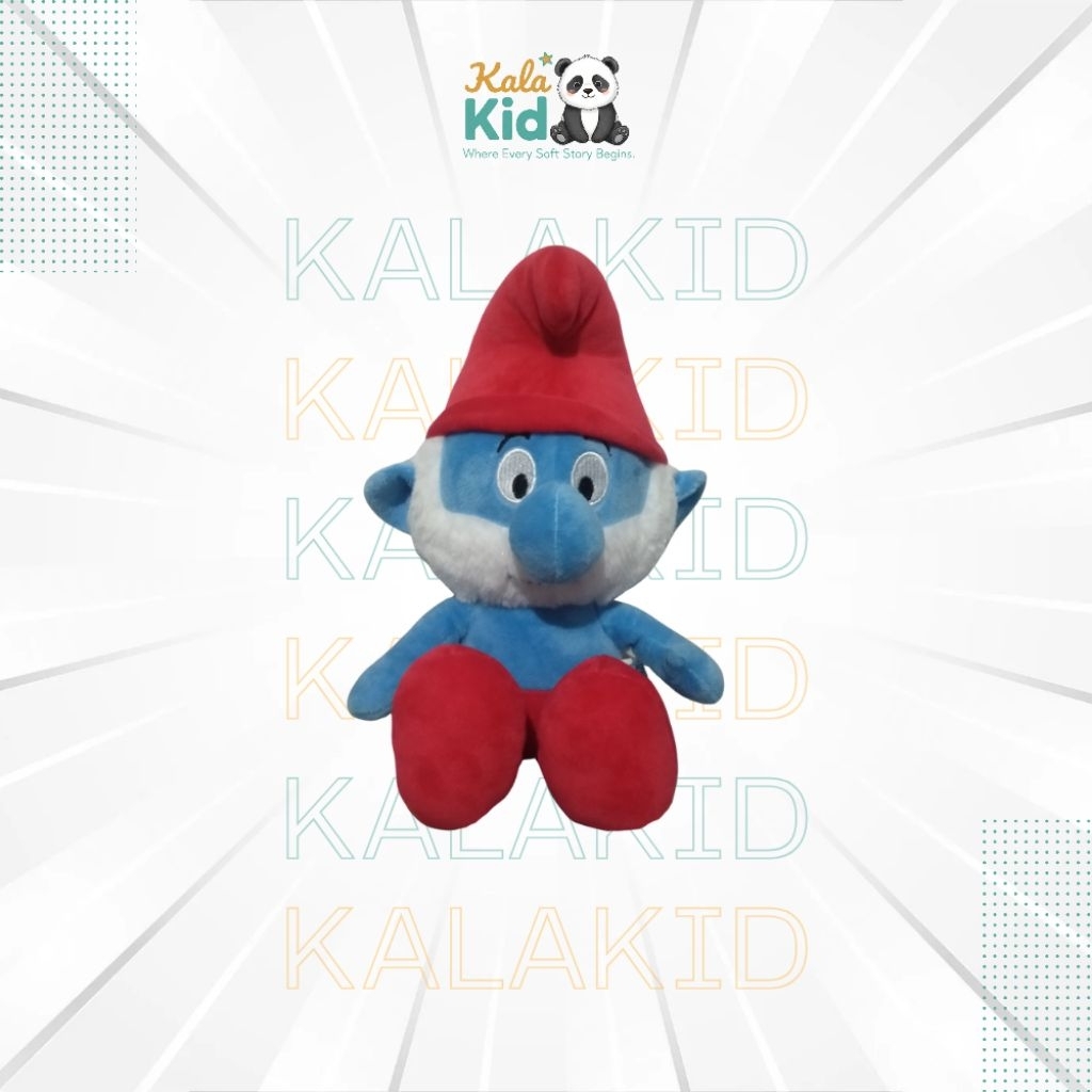 TIMEZONE BONEKA SMURF ORIGINAL