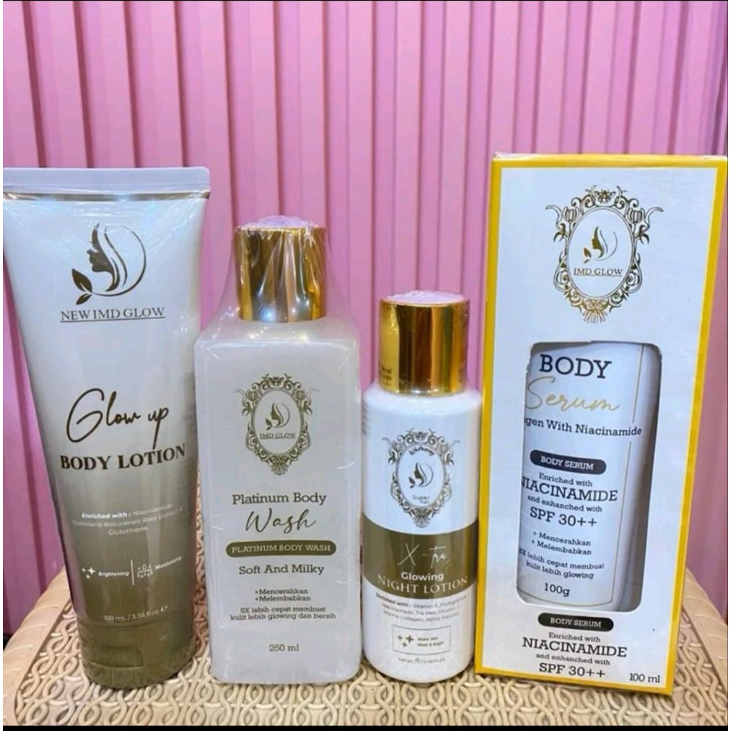 Hb super whitening/Xtra IMD GLOW (siang+malam)