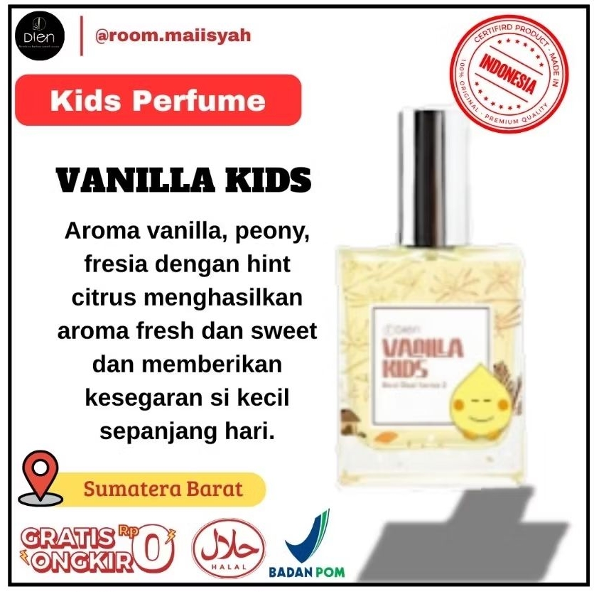 [Agen Resmi] Dien Perfume Vanilla kids | Parfum Rakyat | Parfum series by dien perfume | Parfum best