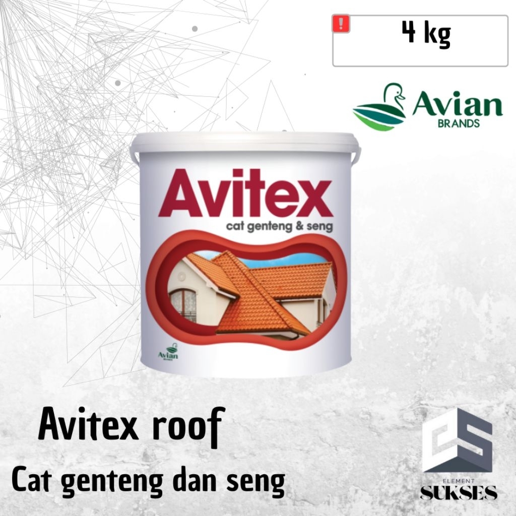 AVITEX ROOF Cat genteng dan seng 4Kg