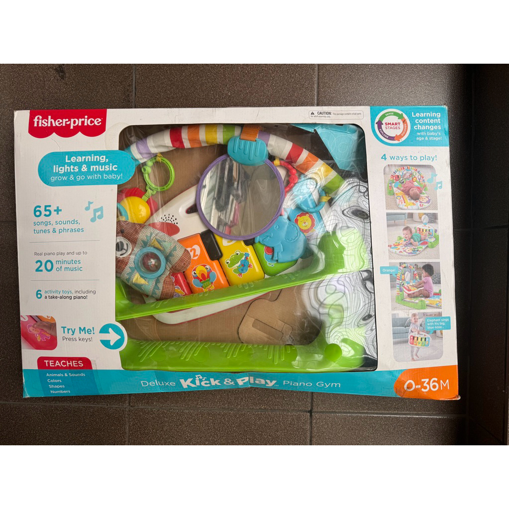 Preloved Fisher Price Kick & Play Piano Gym