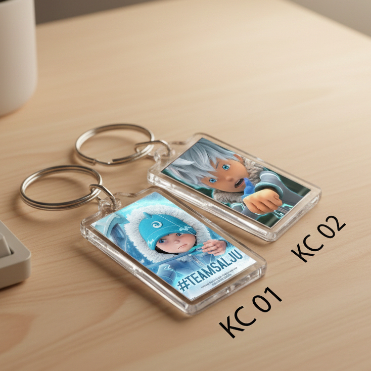 Keychain BOBOIBOY ICE - Gantungan Kunci BOBOIBOY - Ganci BOBOIBOY ICE