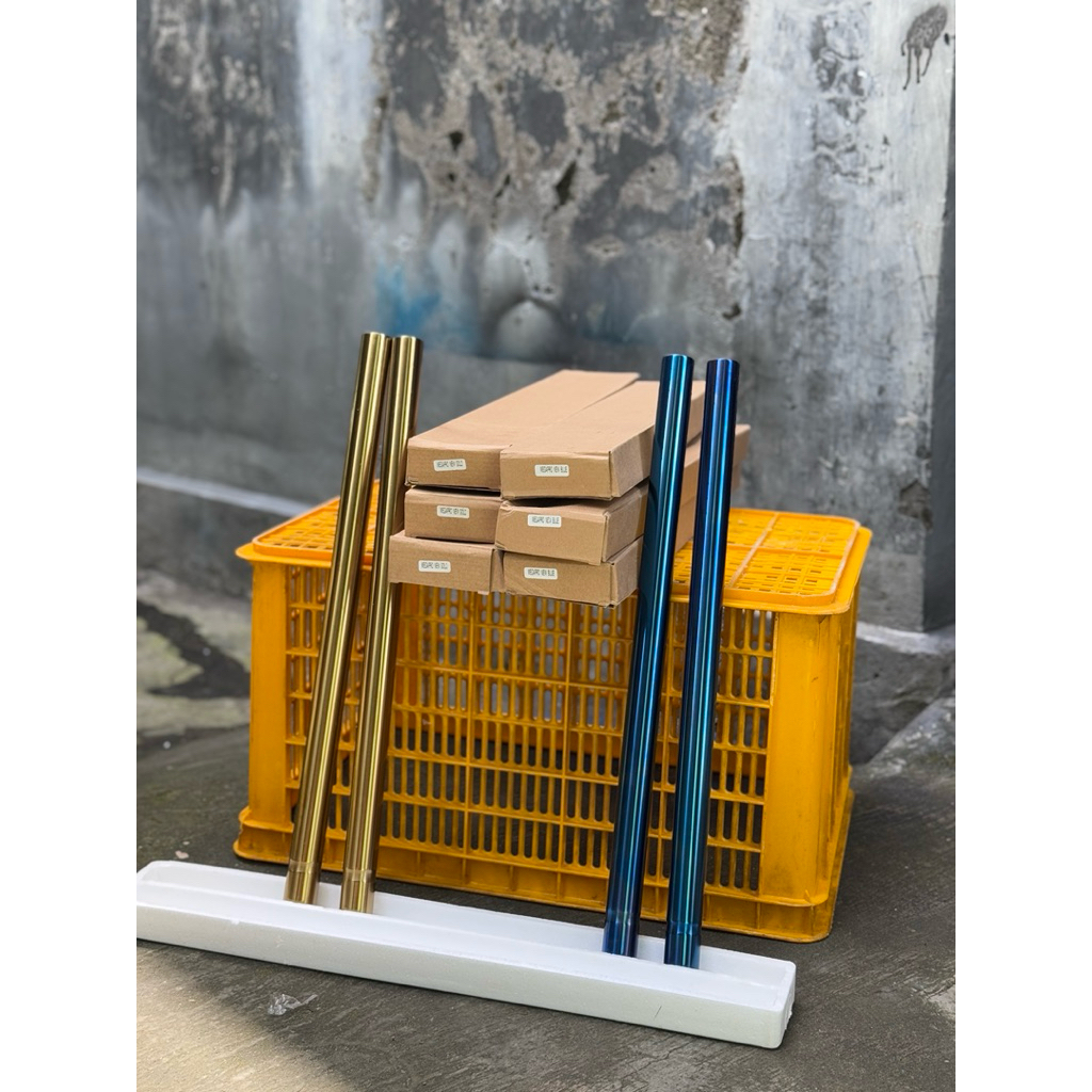 AS SKOK SHOCK DEPAN MEGAPRO TIGER GL GOLD BLUE LINGGISAN SKOK DEPAN AS 31 Mp GL TIGER CB WARNA GOLD 