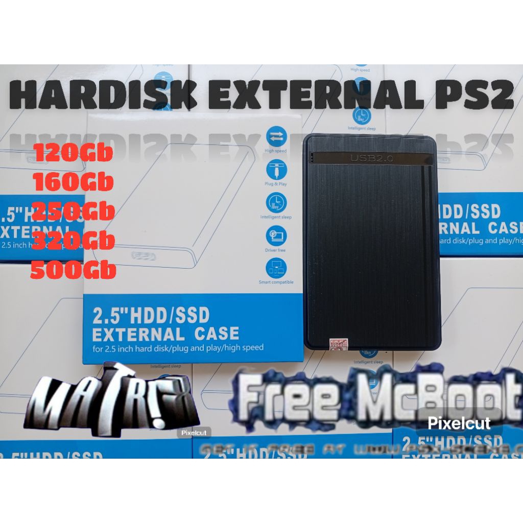 HARDISK EXTERNAL PS2 500GB FULLGAME