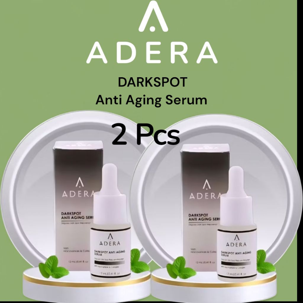 Adera Darspot Anti Aging Serum Membantu Samarkan Flek Hitam & Jerawat Membandel Cocok Untuk Pria Dan