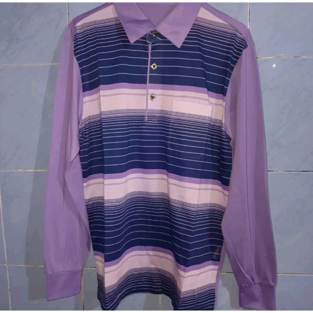 Thomas Hardy polo lengan panjang ungu