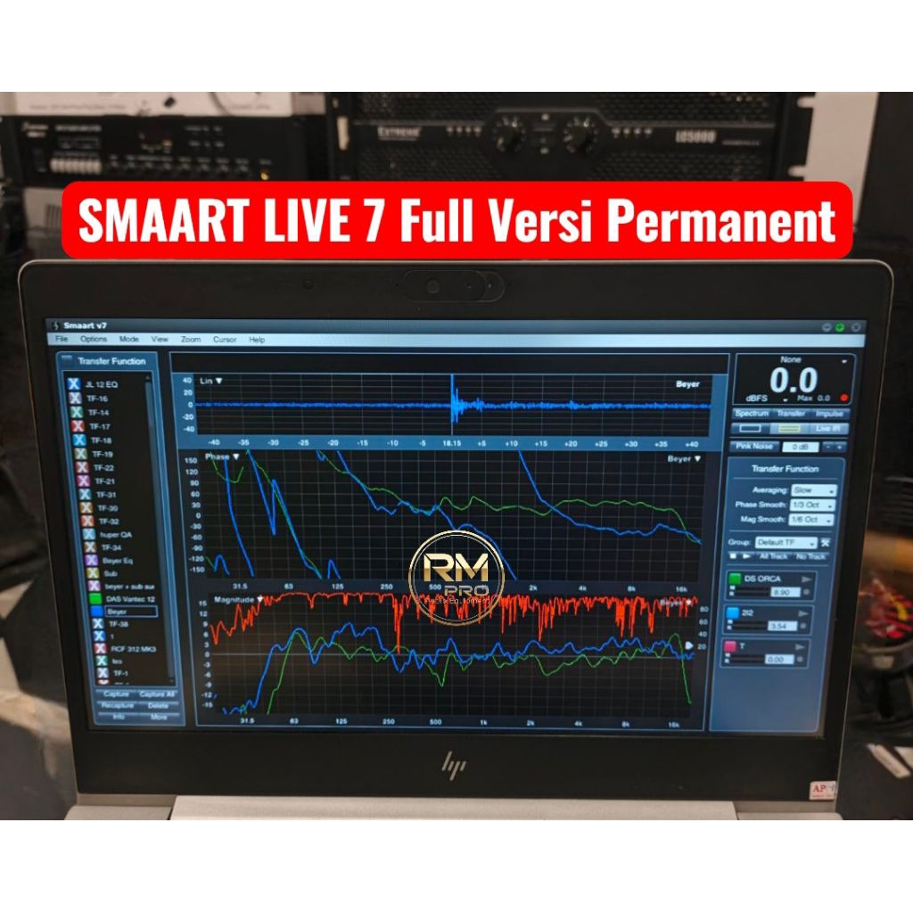 smart live 5 / smaart live 7 / smaart live 9 RTA  ( Real Time Analizer )
