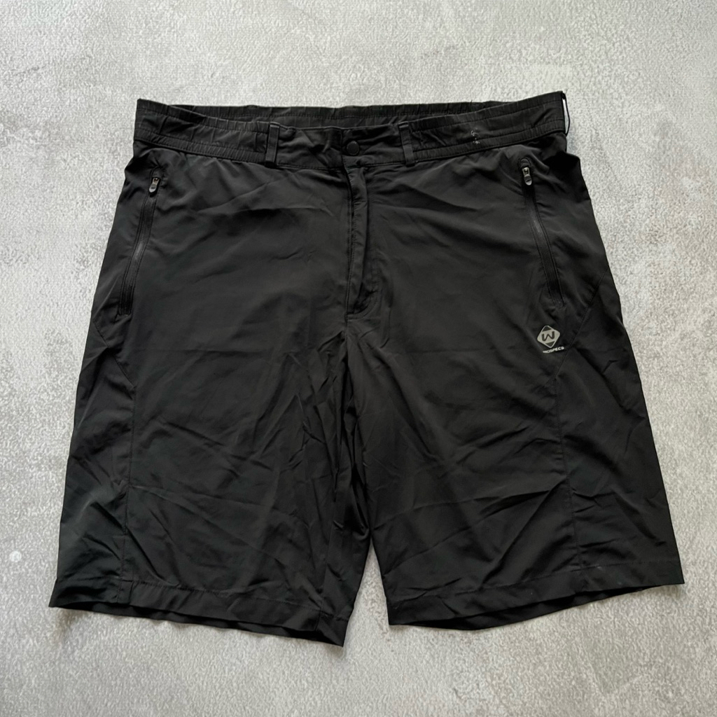 celana pendek casual sport by prospecs kantong full zipper black grey