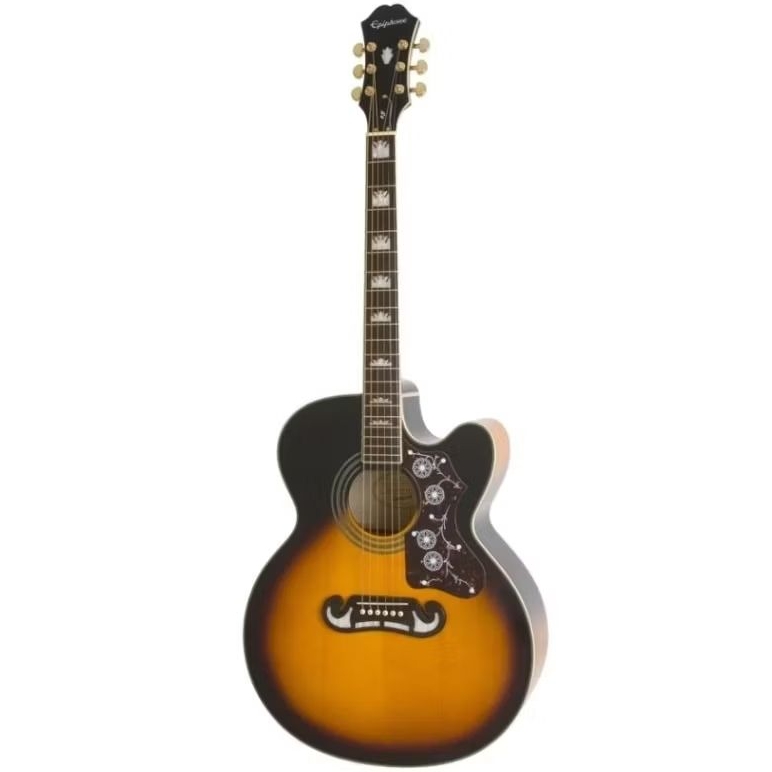 Epiphone EJ-200SCE in Vintage Sunburst