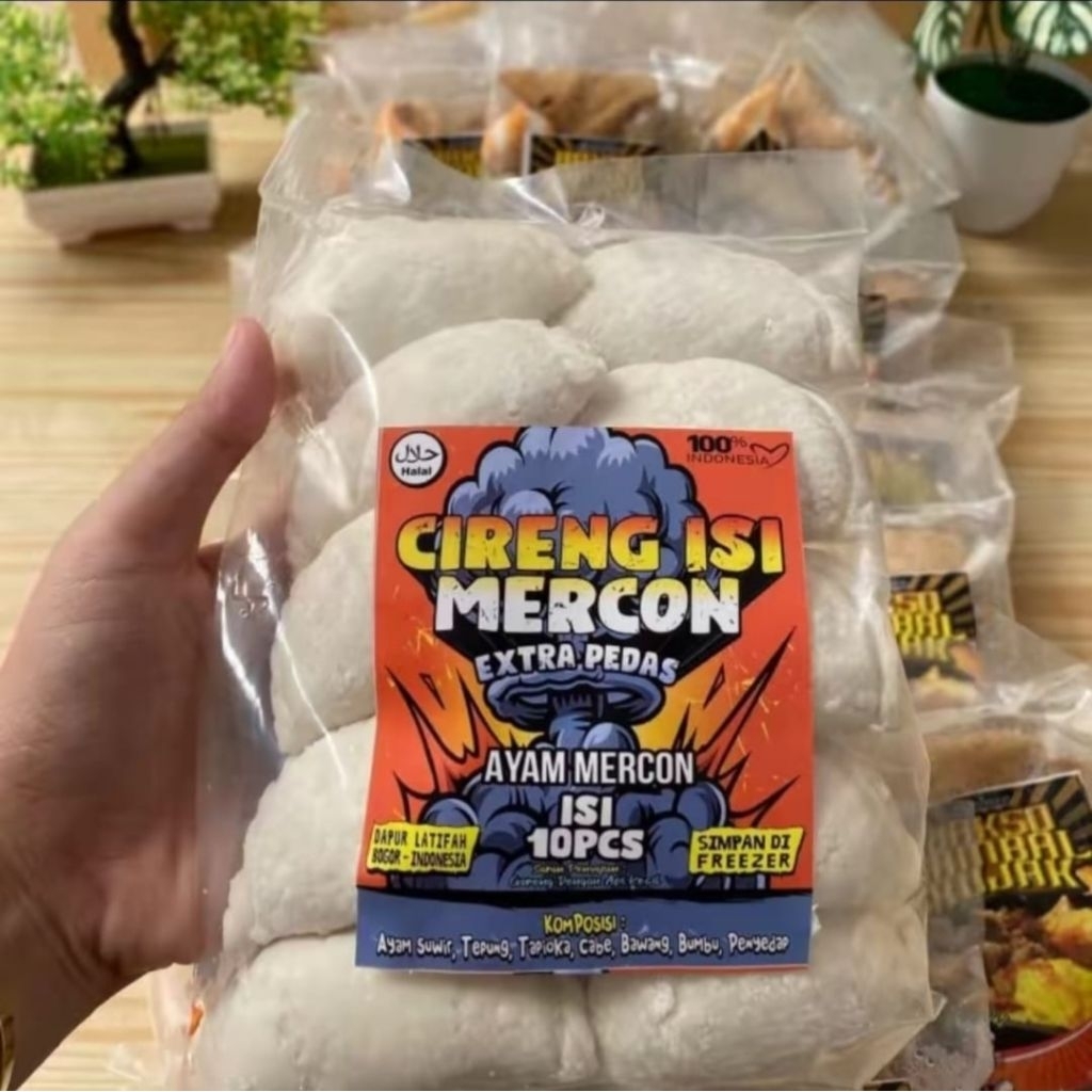 Cireng isi Mercon Ayam Suwir