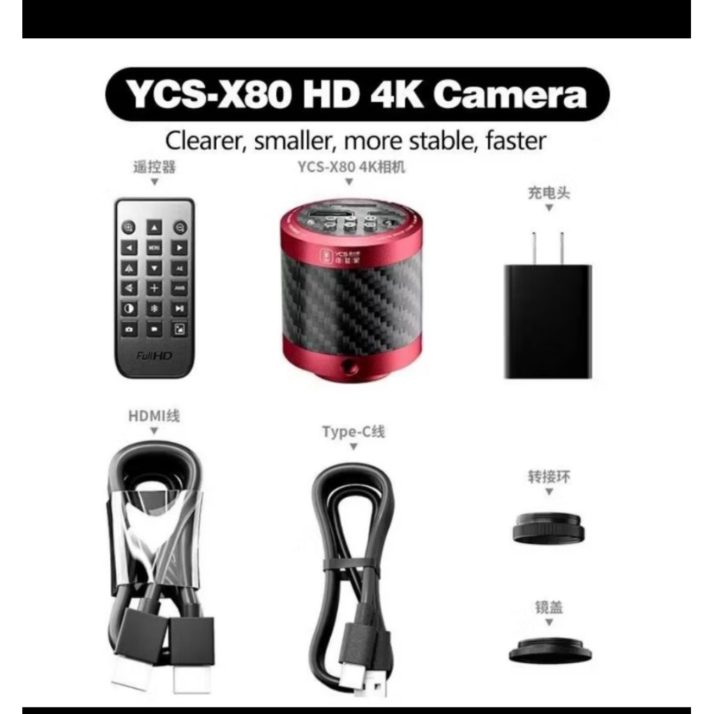 KAMERA MICROSCOPE YCS X80 4K