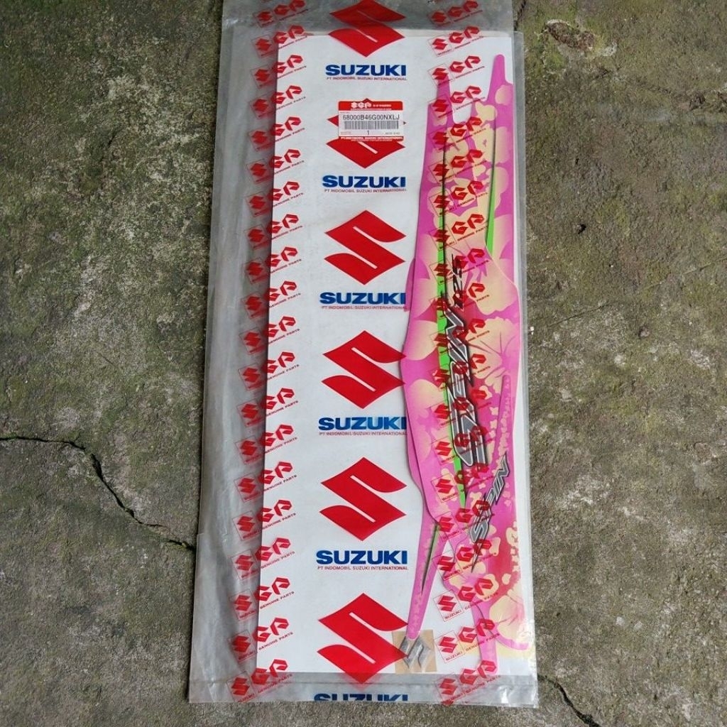 striping Suzuki spin 125 pink