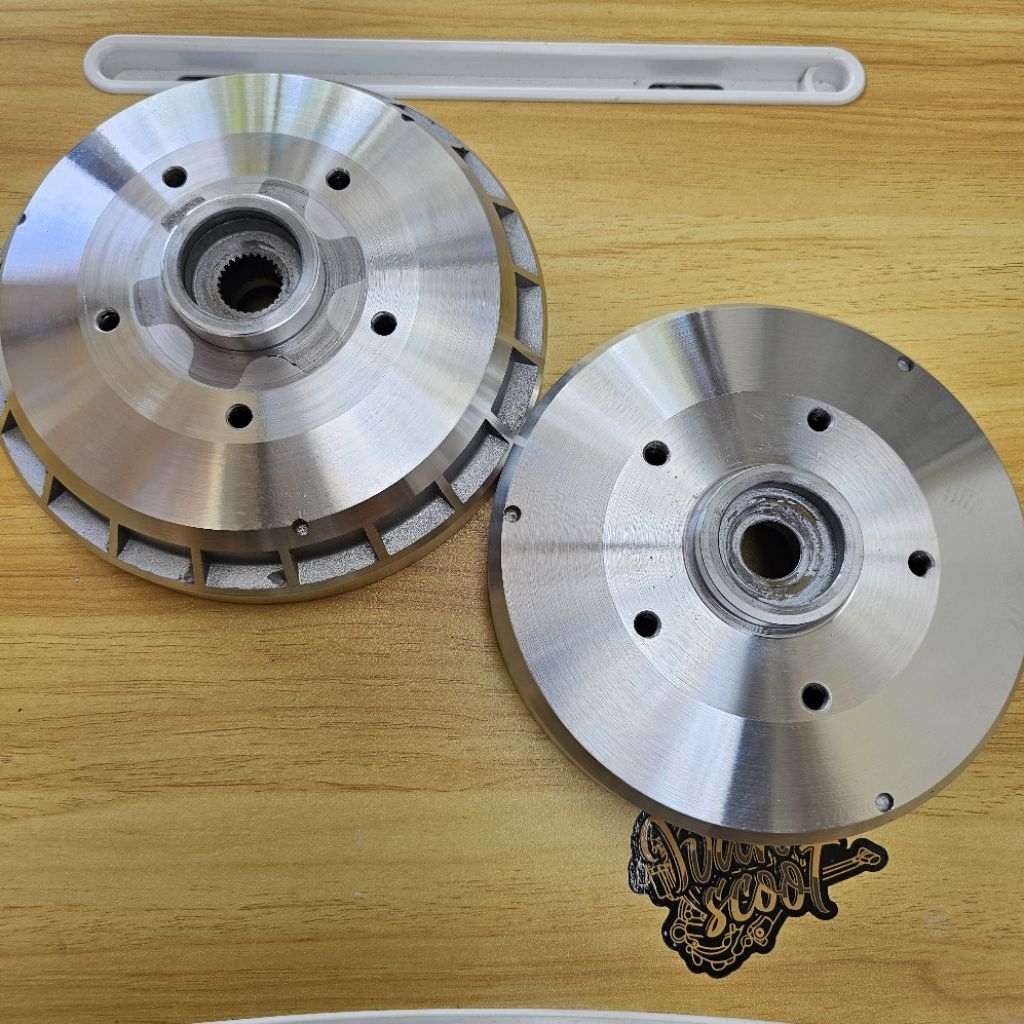 Tromol Hub Depan Belakang Ring 10 - Ring 12 Vespa Super Sprint Px Excel Exclusive GS Scooter