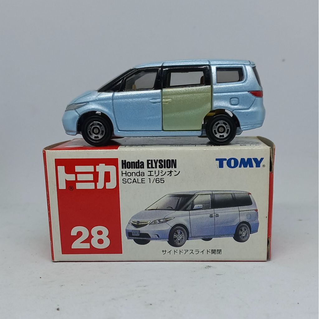tomica honda elysion 28 tomy biru diecast 1/65 (t)