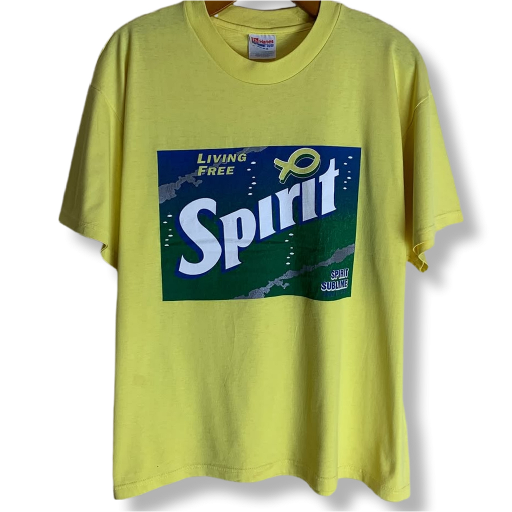 VINTAGE JESUS TEE - SPIRIT SPRITE RIP OFF T-SHIRT | KAOS | AFM