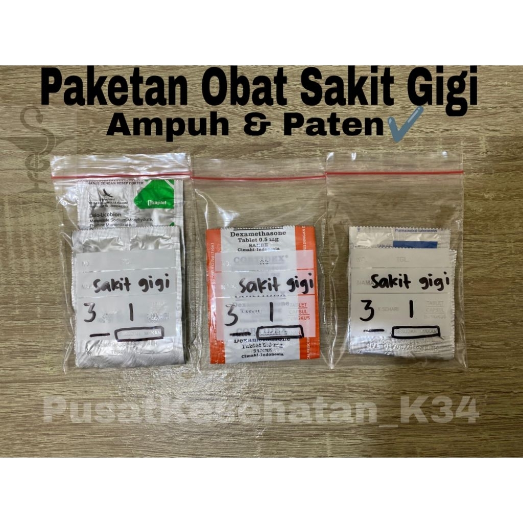 Obat sakit gigi dan gusi Racikan, Ampuh dan Paten.