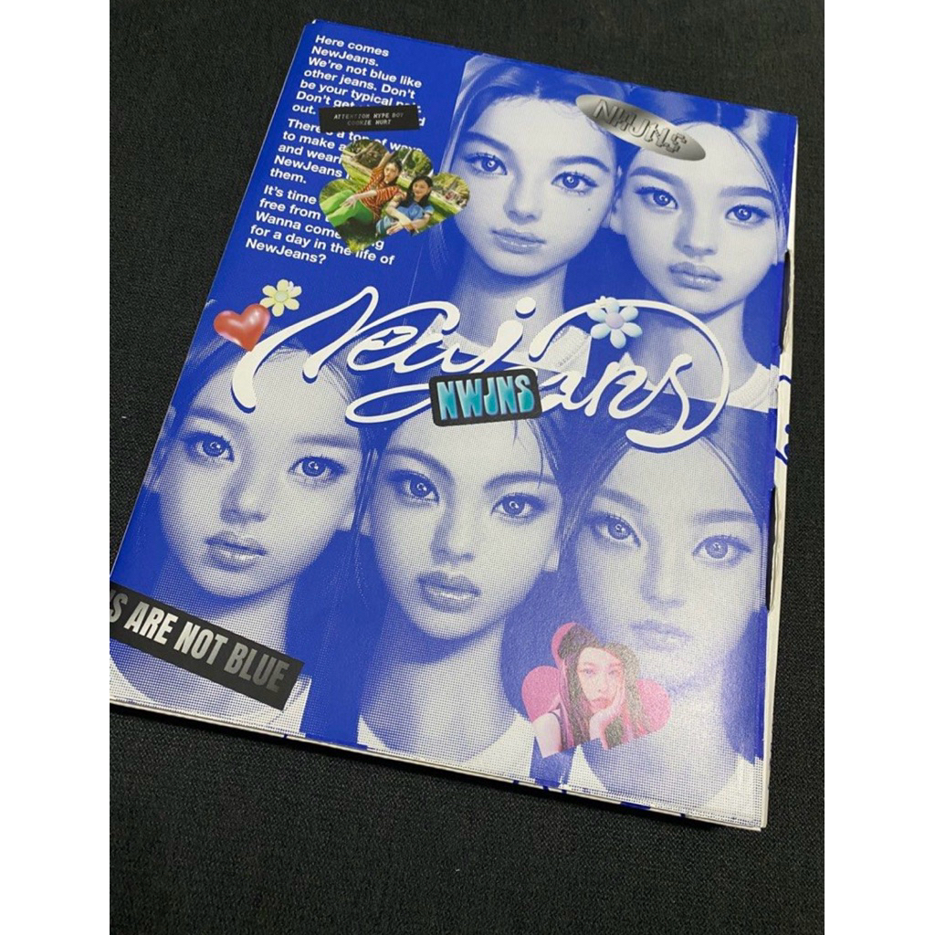 NEW JEANS ALBUM 1st EP 'Newjeans' (BLUEBOOK Ver.) blue book